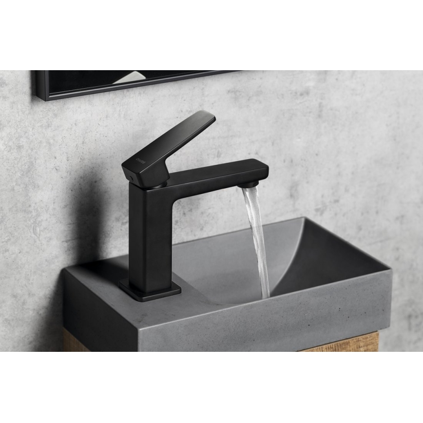Sapho - Mitigeur pour lavabo TURSI 15 cm noir mat