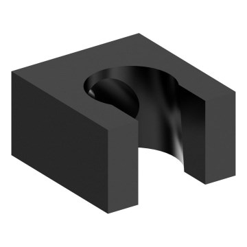 Sapho - Porte-douche fixe angulaire/mat noir