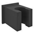 Sapho - Porte-douche fixe angulaire/mat noir