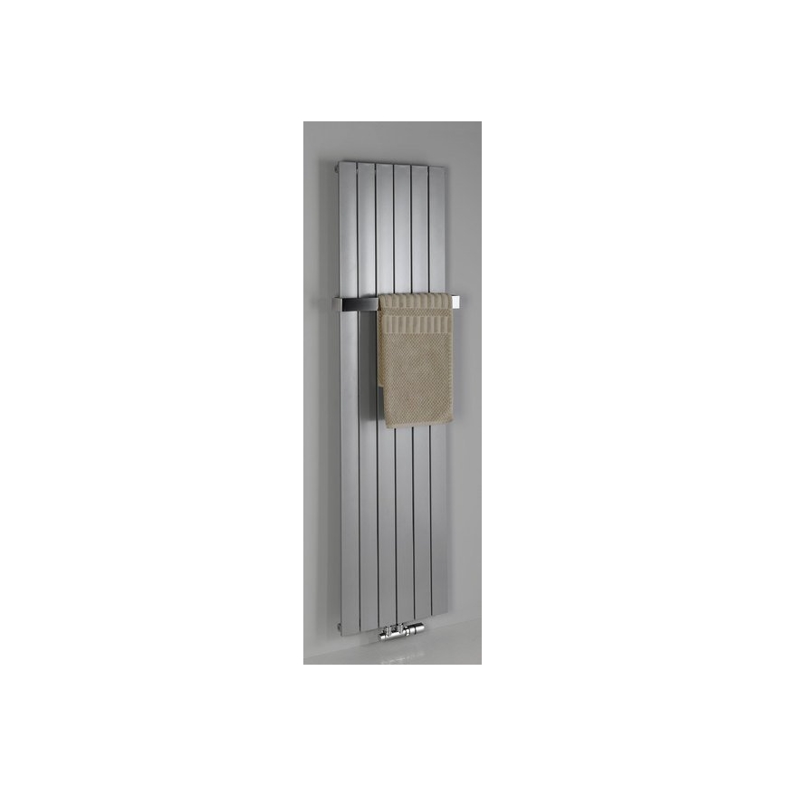 Sapho - Porte-serviettes mural COLONNA 8x34 cm en inox brossé