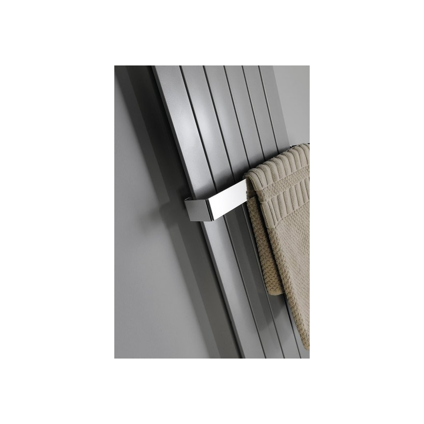 Sapho - Porte-serviettes mural COLONNA 8x34 cm en inox poli