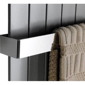 Sapho - Porte-serviettes mural COLONNA 8x51 cm en acier inoxydable brossé