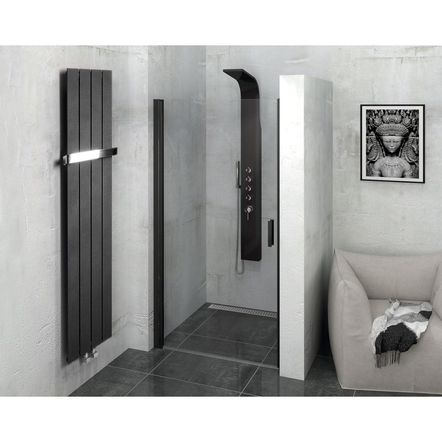 Sapho - Radiateur de salle de bains COLONNA 180x29 cm noir
