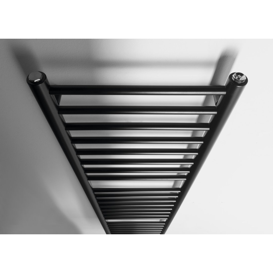 Sapho - Radiateur de salle de bains DINA 156x40 cm noir mat