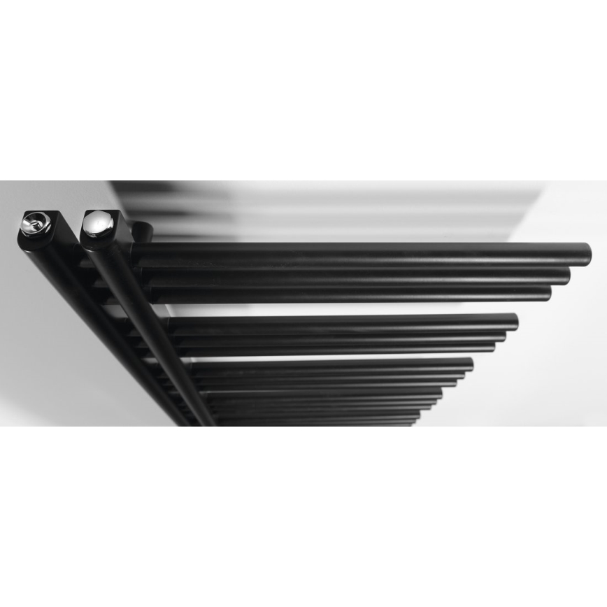 Sapho - Radiateur de salle de bains DORLION 400W/230V 50x120 cm, noir mat