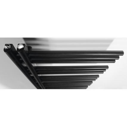Sapho - Radiateur de salle de bains DORLION 400W 50x120x50 cm noir mat