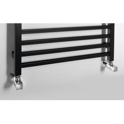 Sapho - Radiateur de salle de bains METRO 151x60 cm noir mat