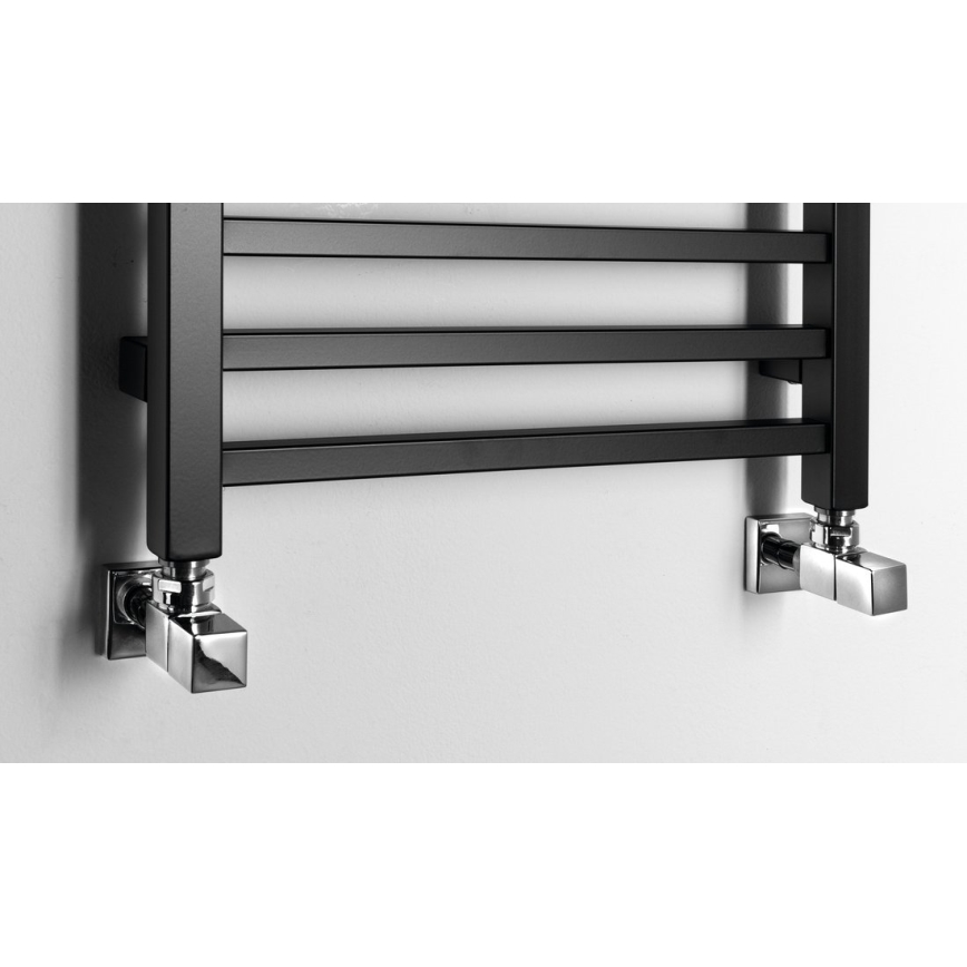 Sapho - Radiateur de salle de bains METRO 89x45 cm noir mat