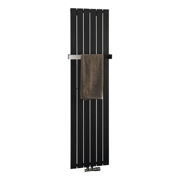 Sapho - Radiateur sèche-serviettes COLONNA 910W/230V 45x180 cm noir
