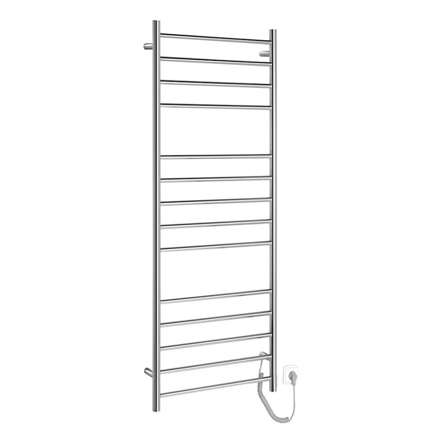 Sapho - Radiateur sèche-serviettes électrique REDONDO 130W/230V 150 cm chrome brillant droit arrondi