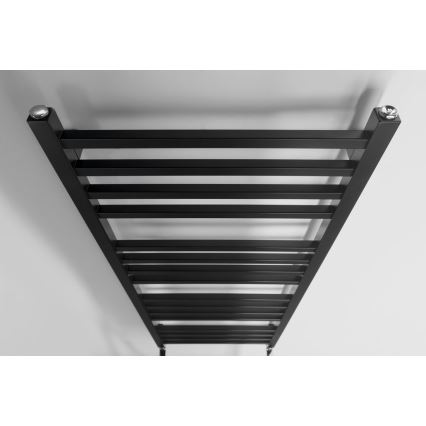 Sapho - Radiateur sèche-serviettes METRO 120x50 cm noir mat
