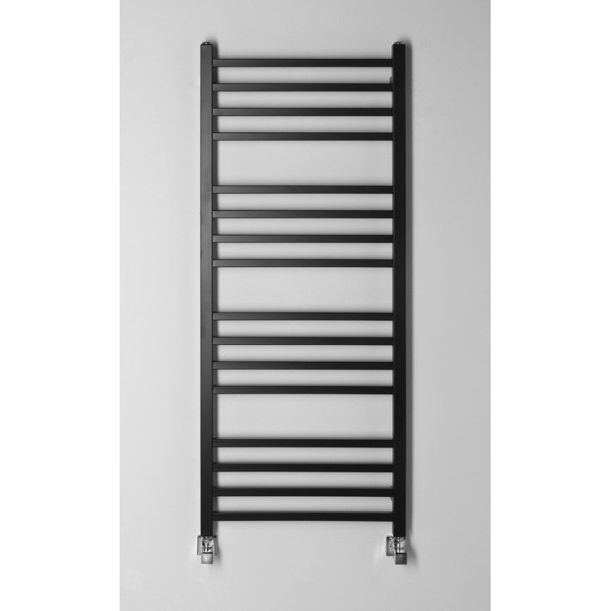 Sapho - Radiateur sèche-serviettes METRO 386W/230V 50x120 cm noir mat