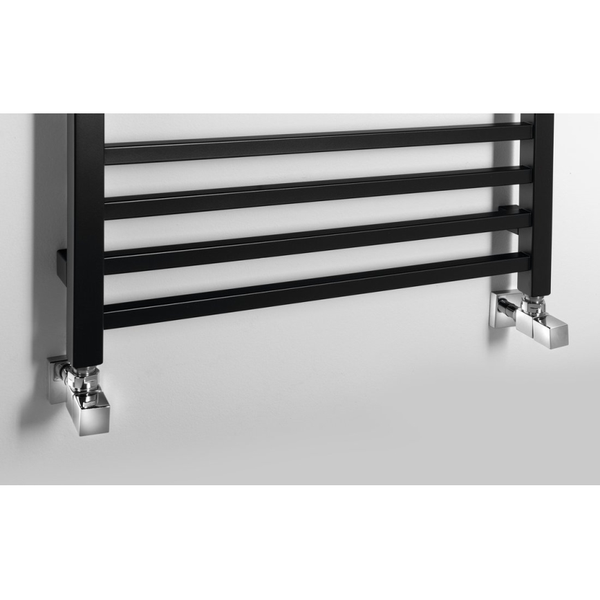 Sapho - Radiateur sèche-serviettes METRO 557W 60x151 cm noir mat