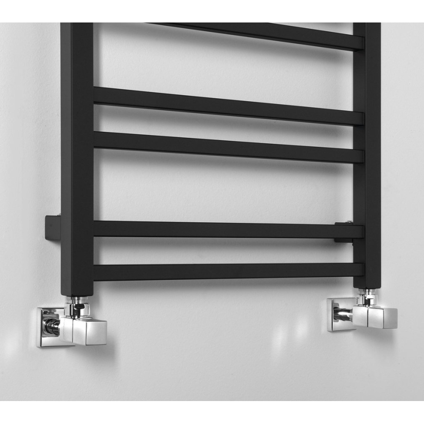 Sapho - Radiateur sèche-serviettes METRO DOS  110x50 cm noir mat