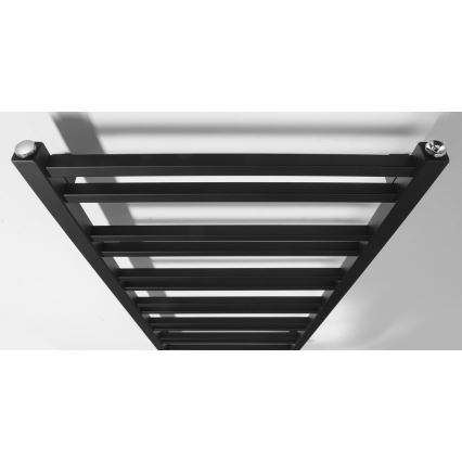 Sapho - Radiateur sèche-serviettes METRO DOS 343 W 50 x 110 cm noir mat
