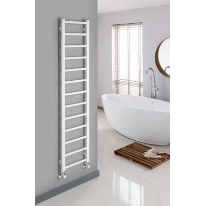 Sapho - Radiateur sèche-serviettes METRO LIGHT 150x30 cm blanc