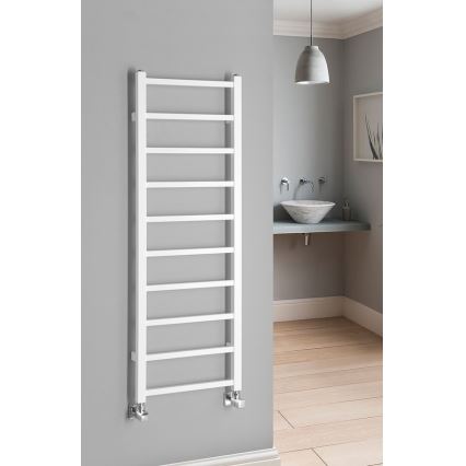 Sapho - Radiateur sèche-serviettes METRO LIGHT 247 W 40 x 114 cm blanc