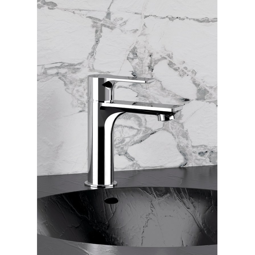 Sapho - Robinet de lavabo PAX 16,5 cm chrome brillant