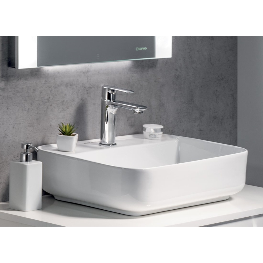 Sapho - Robinet de lavabo PAX 16,5 cm chrome brillant