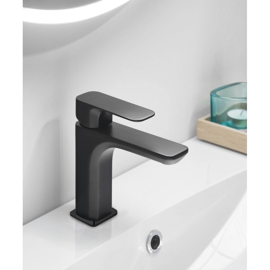 Sapho - Robinet de lavabo SPY 16,7 cm noir