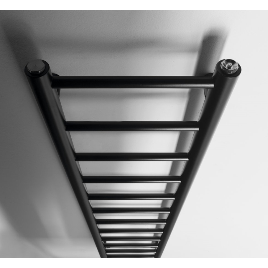 Sapho - Sèche-serviettes DINA 138x30 cm noir mat