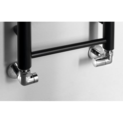 Sapho - Sèche-serviettes DINA 335 W 30 x 174 cm noir mat