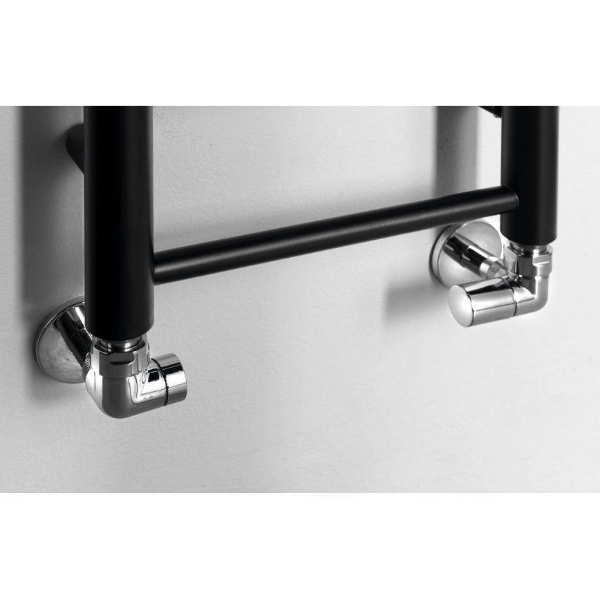 Sapho - Sèche-serviettes DINA 335 W 30 x 174 cm noir mat