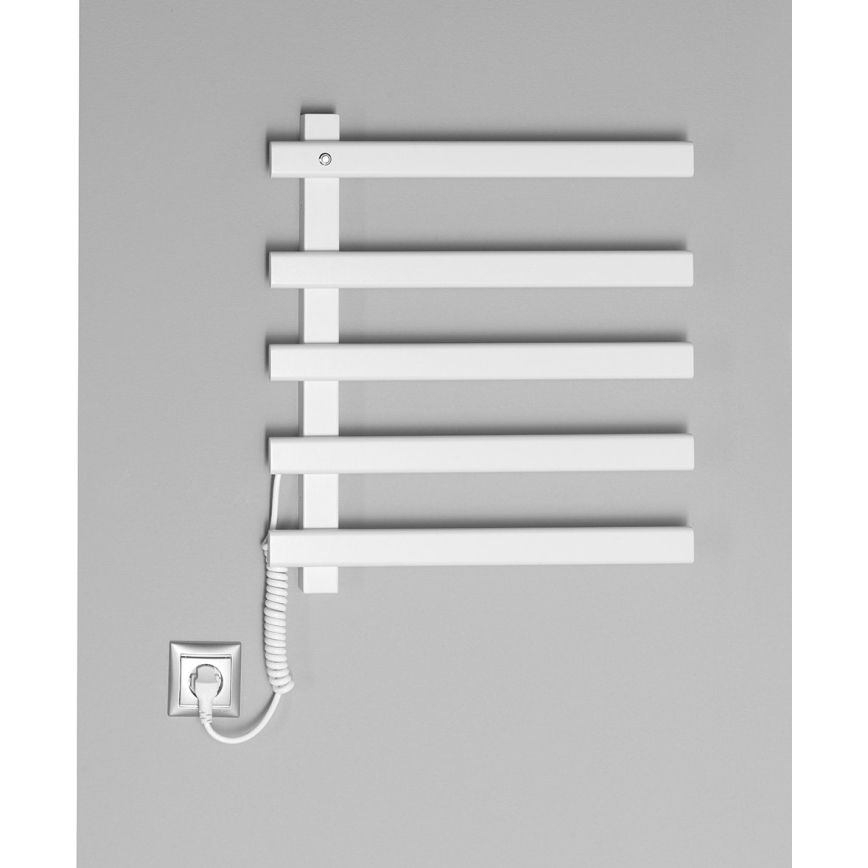 Sapho - Sèche-serviettes électrique ELCOR 63W 52x48 cm blanc mat