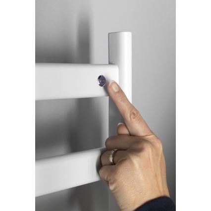 Sapho - Sèche-serviettes électrique ELIAS 105W/230V 49x73 cm blanc mat