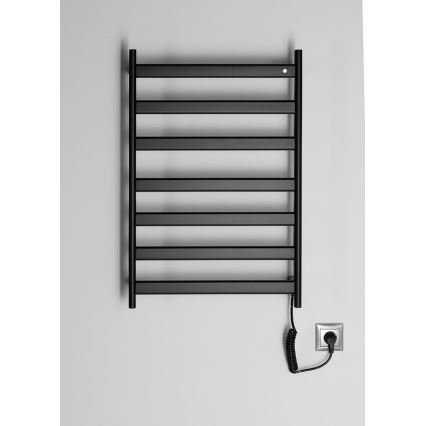 Sapho - Sèche-serviettes électrique ELIAS 105W/230V 49x73 cm noir mat