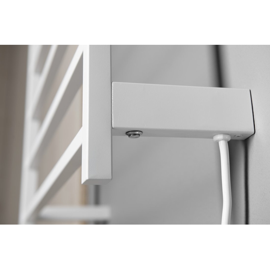 Sapho - Sèche-serviettes électrique ELZOR 60 W/230 V 47 x 50 cm blanc mat