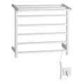 Sapho - Sèche-serviettes électrique ELZOR 60W 47x50 cm blanc mat