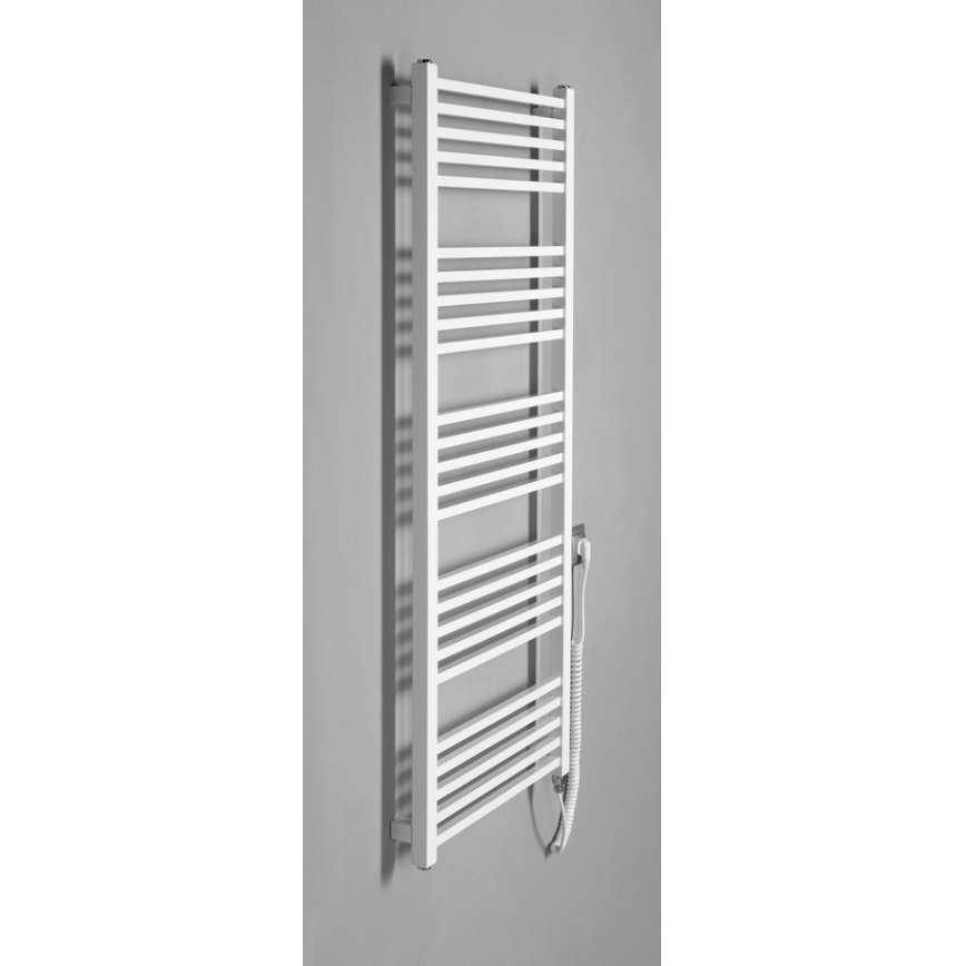 Sapho - Sèche-serviettes électrique METRO-E 500 W/230 V 50 x 134 cm blanc