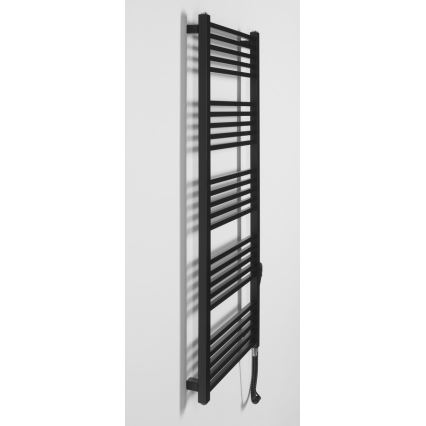Sapho - Sèche-serviettes électrique METRO-E 500W 134x50 cm noir mat