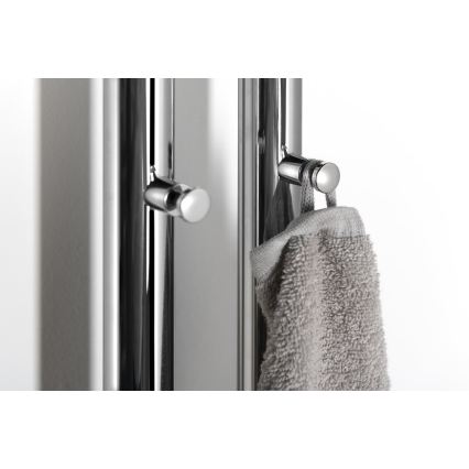 Sapho - Sèche-serviettes électrique PAPINADO 40 W 120 x 11 cm, chromé brillant