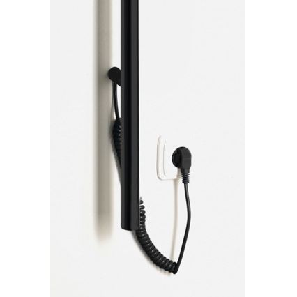 Sapho - Sèche-serviettes électrique PASADOR 30 W 150 x 15 cm noir mat