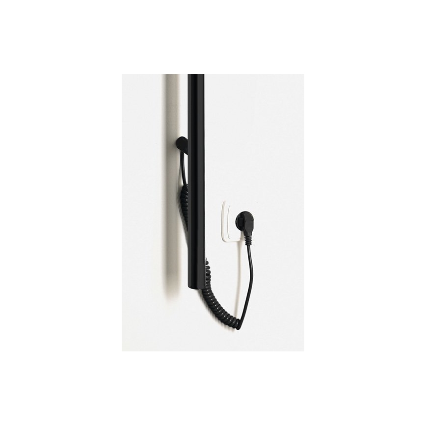 Sapho - Sèche-serviettes électrique PASADOR 30 W 150 x 15 cm noir mat