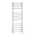 Sapho - Sèche-serviettes électrique REDONDO 130W 150x60 cm chrome brillant rond