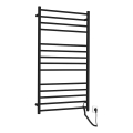 Sapho - Sèche-serviettes électrique REDONDO 130Wn116x63 cm noir mat