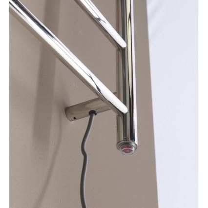 Sapho - Sèche-serviettes électrique REDONDO 75 W 90 x 50 cm chrome brillant, rond