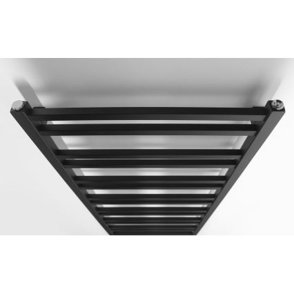 Sapho - Sèche-serviettes METRO DOS 143x55 cm noir mat