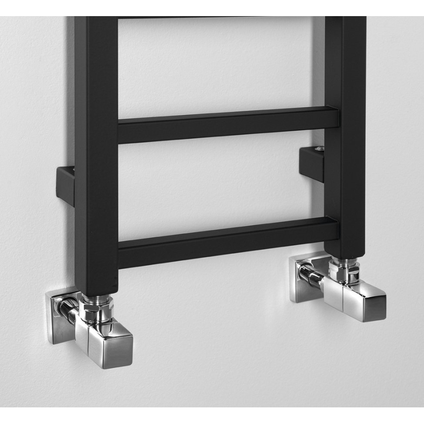 Sapho - Sèche-serviettes METRO LIGHT 276W 30x150 cm noir mat