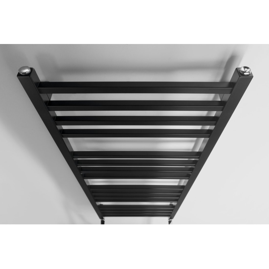 Sapho - Sèche-serviettes pour salle de bains METRO 386W/230V 50x120 cm noir mat