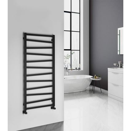 Sapho - Sèche-serviettes pour salle de bains ZIG 601W/230V 60x133 cm noir
