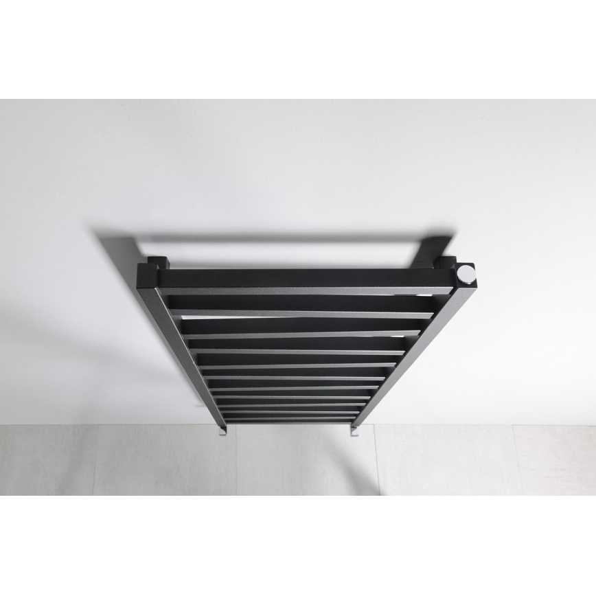 Sapho - Sèche-serviettes ZIG 133x50 cm anthracite