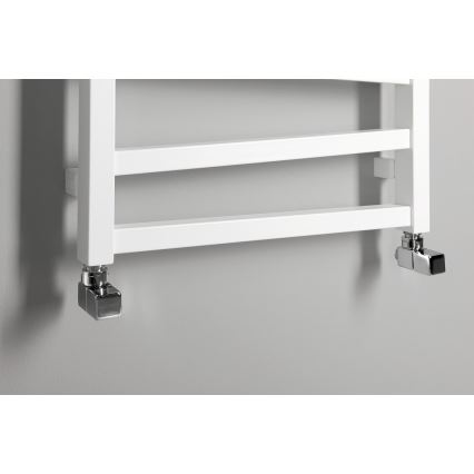 Sapho - Sèche-serviettes ZIG 490W/230V 50x133 cm blanc