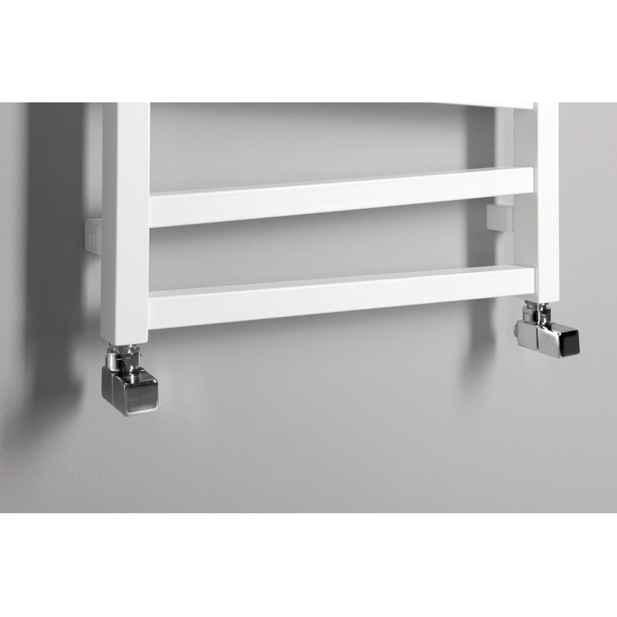 Sapho - Sèche-serviettes ZIG 490W/230V 50x133 cm blanc