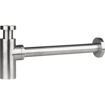 Sapho - Siphon pour lavabo MINIMAL inox mat