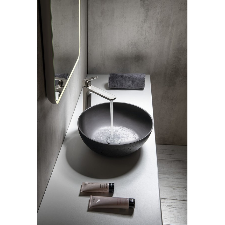 Sapho - Vasque à poser FORMIGO Ø 39 cm béton/anthracite