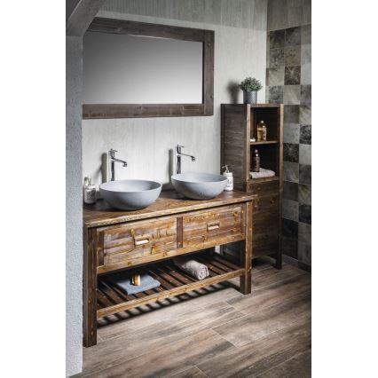 Sapho - Vasque à poser FORMIGO Ø 39 cm béton/gris mat